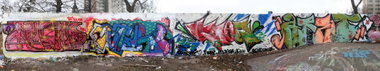 Graffiti Wall - Photo by honigfresser - angina, future, ruog (2015)