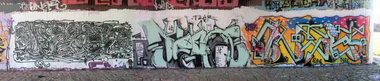 Graffiti Wall - Photo by honigfresser - weser, teer, oner (2015)