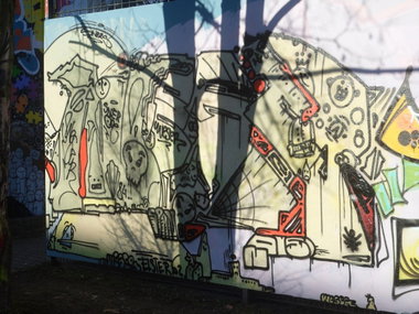 Graffiti Wall - Photo by honigfresser - weser (2015)