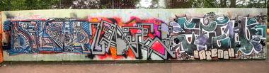 Graffiti Wall - Photo by honigfresser - pelzer, zoner, secma (2015)