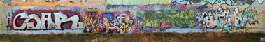 Graffiti Wall - Photo by honigfresser - horse, arzt, weber (2015)