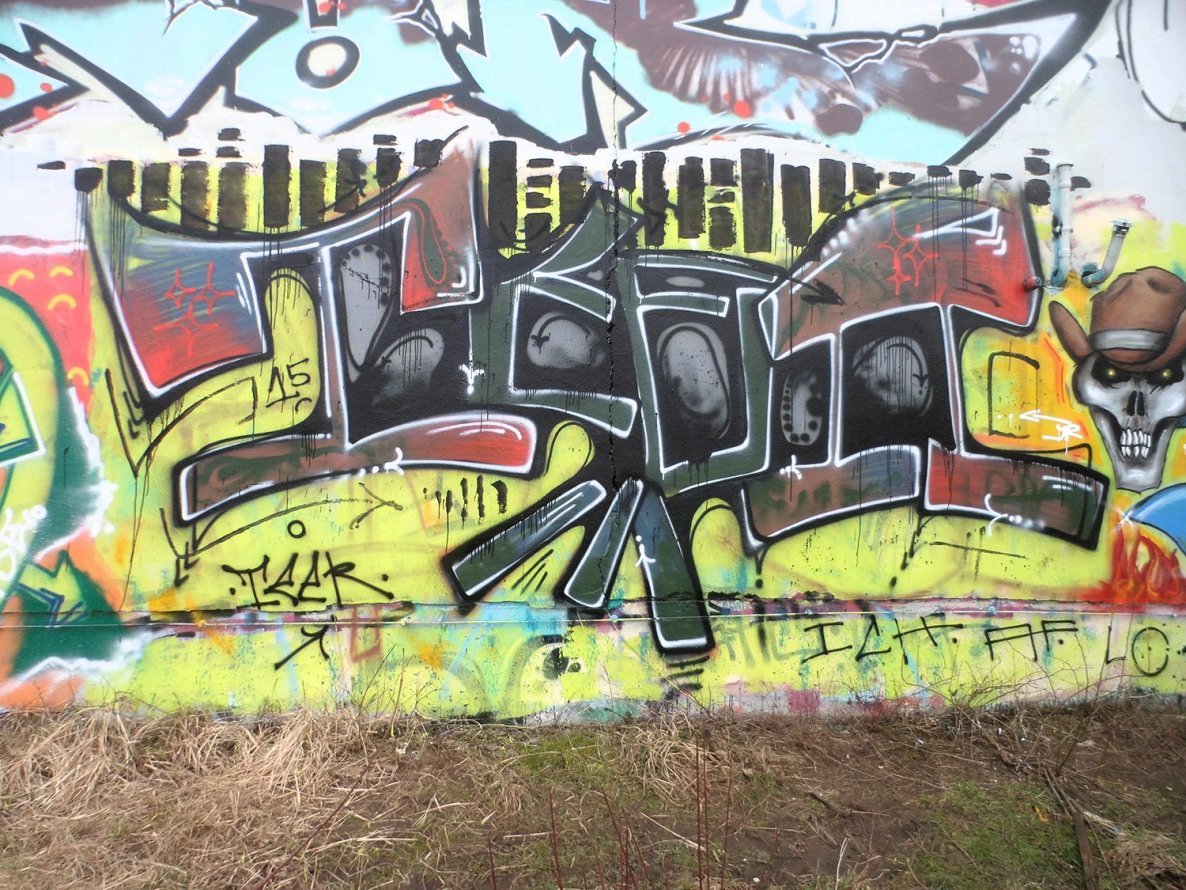 Graffiti Wall - Photo by honigfresser - teer (2015)