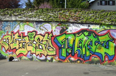 Graffiti Wall - Photo by honigfresser - nobody, tarz