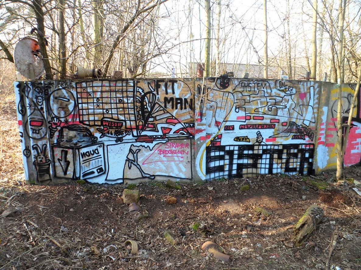 Graffiti Wall - Photo by honigfresser - weser (2015)