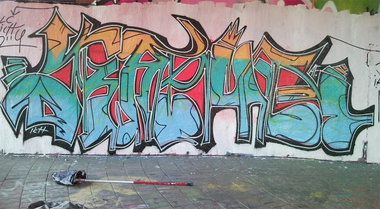 Graffiti Wall - Photo by honigfresser - frise (2014)