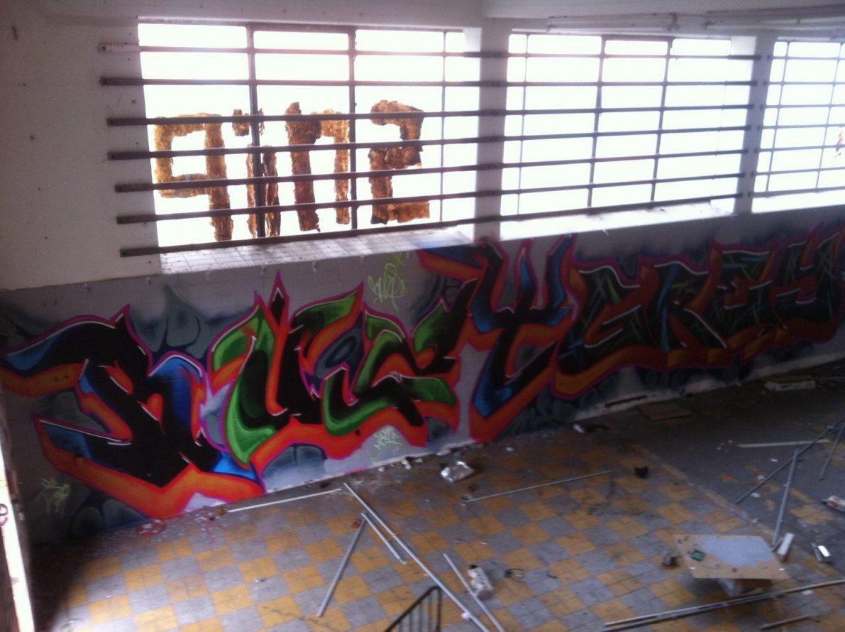 Graffiti Wall - Photo by hoodflows73