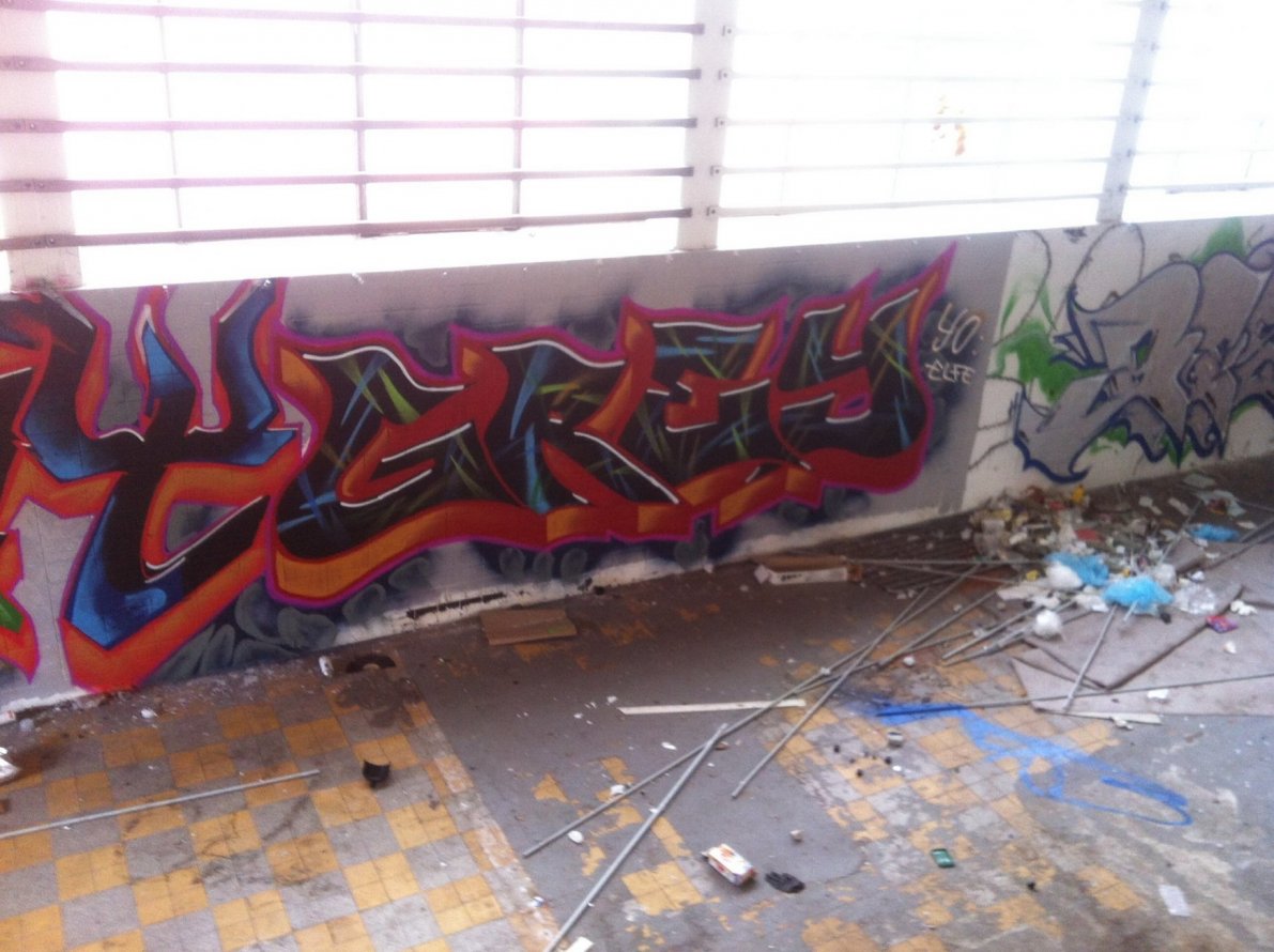 Graffiti Wall - Photo by hoodflows73