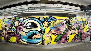 Graffiti Artwork in Bucharest - Photo by hopa - hopa, creaturi, dragute (2014)