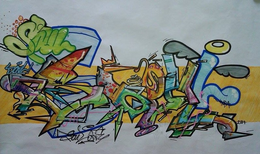 Graffiti Sketch - Photo by hopa - Soul, sketch, hopa (2014)
