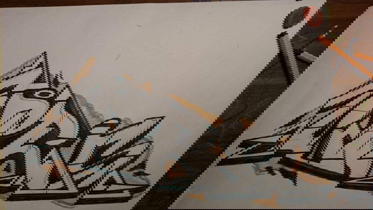 Graffiti Sketch - Photo by horstgunwhite