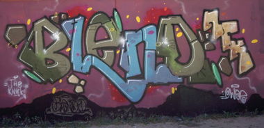 Graffiti Wall - Photo by hoschie - blend, nfk (2013)