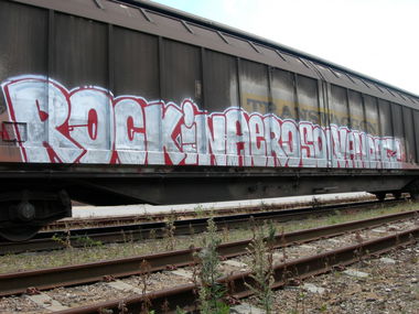 Graffiti Train in Denmark - Photo by huatari