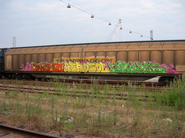 Graffiti Train in Denmark - Photo by huatari