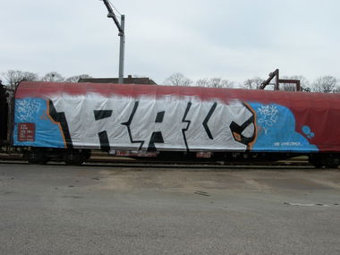 Graffiti Train in Denmark - Photo by huatari (2011)