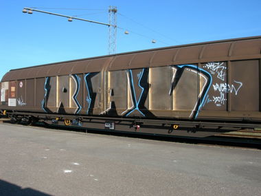 Graffiti Train in Denmark - Photo by huatari (2011)