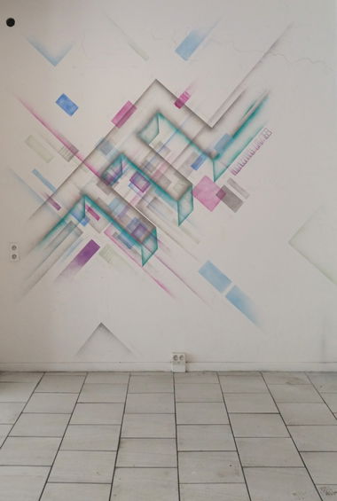 Graffiti Wall in Mannheim - Photo by huckleMary - hucklmary, mary, lemacs (2015)