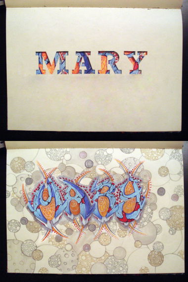 Graffiti Wall in MANNHEIM - Photo by huckleMary - hucklemary, mary, maryone