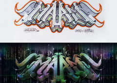 Graffiti Wall - Photo by huckleMary (2017)