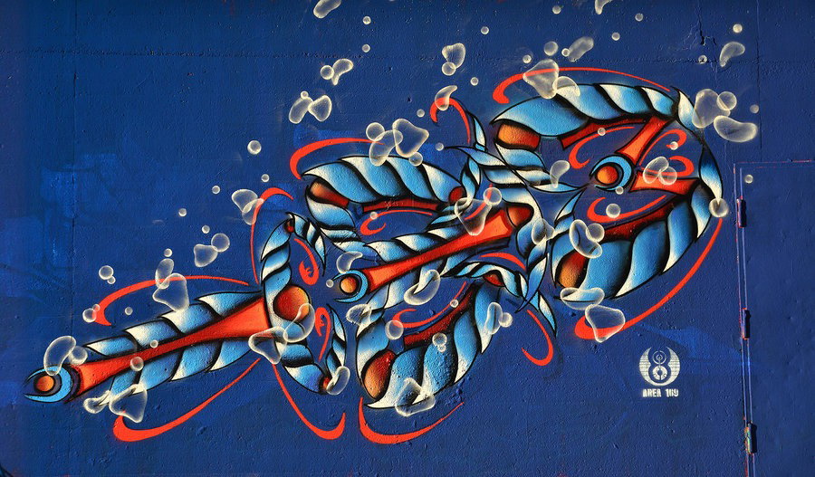 Graffiti Wall - Photo by huckleMary