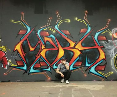 Graffiti Wall in Mannheim - Photo by huckleMary - mary, hucklemary, lemacs (2016)