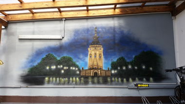 Graffiti Wall in Mannheim - Photo by huckleMary - mannheim, wasserturm, mary (2016)