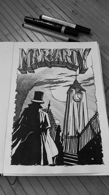 Graffiti Sketch in Mannheim - Photo by huckleMary - blackbook, graffiti, mannheim (2016)