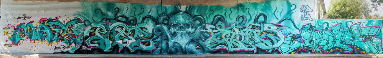 Graffiti Wall - Photo by huckleMary - hafenjam, graffiti, mannheim (2019)