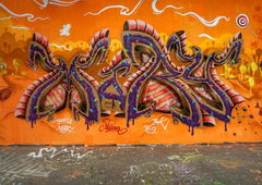 Graffiti Wall in Mannheim - Photo by huckleMary - hucklemary, candy, graffiti (2021)