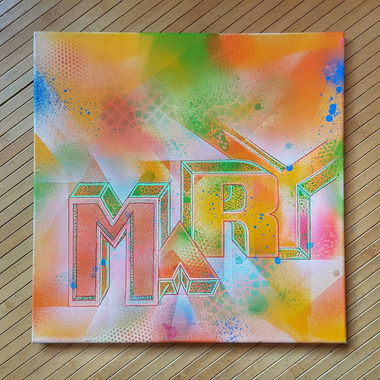 Graffiti Wall - Photo by huckleMary - 60x60, canvas, contemporaryart (2017)