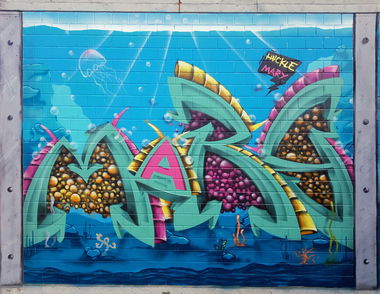 Graffiti Wall - Photo by huckleMary - hucklemary, mary, 169kingz (2019)