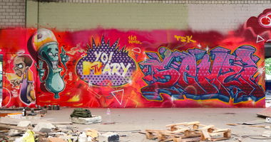 Graffiti Wall - Photo by huckleMary - mary, yomtv, mtv (2018)
