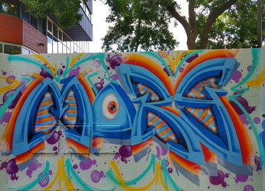 Graffiti Wall - Photo by huckleMary - mary, hucklemary, 3d
