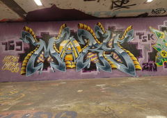 Graffiti Wall - Photo by huckleMary - graffiti, mary, hucklemary (2020)