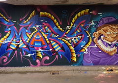 Graffiti Wall - Photo by huckleMary - graffiti, mannheim, hucklemary (2020)