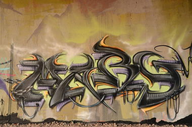 Graffiti Wall in Mannheim  - Photo by huckleMary - mary, hucklemary, lemacs