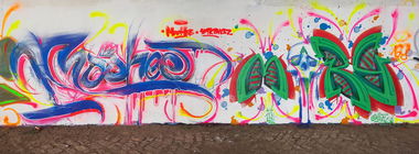 Graffiti Wall - Photo by huckleMary - moohee, mary, hucklemary