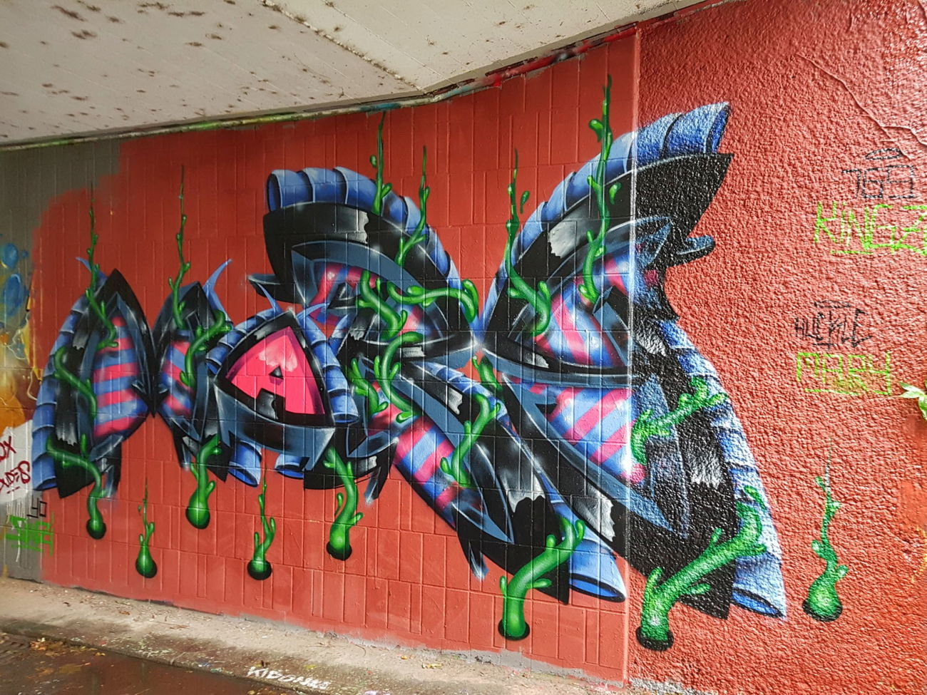 Graffiti Wall - Photo by huckleMary - graffiti, mary, hucklemary (2019)