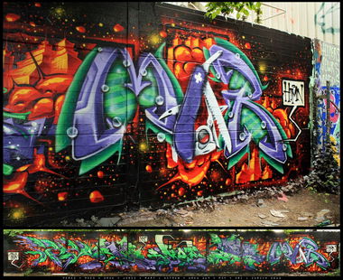 Graffiti Wall in Zürich - Photo by huckleMary - hucklemary, mary, maryone