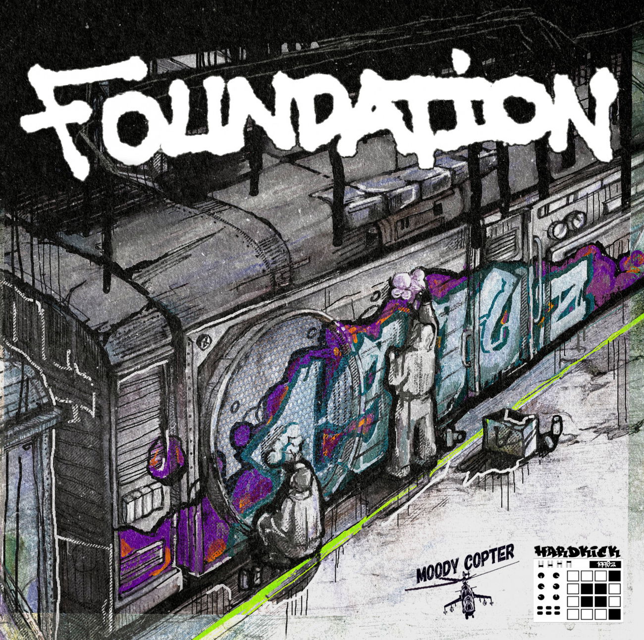 Graffiti Sketch - Photo by hushe - sketch, train (2019)