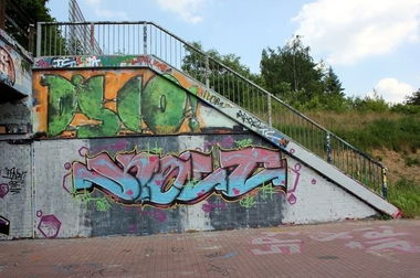 Graffiti Wall in Germany - Photo by iPuke