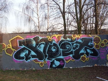 Graffiti Wall in Germany - Photo by iPuke - hmb, qws, duisburg