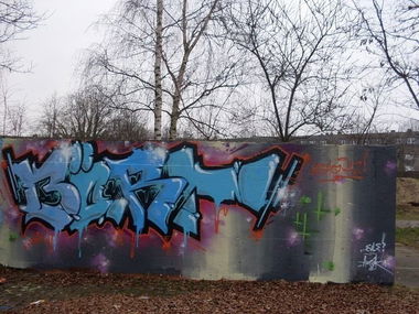 Graffiti Wall in Germany - Photo by iPuke