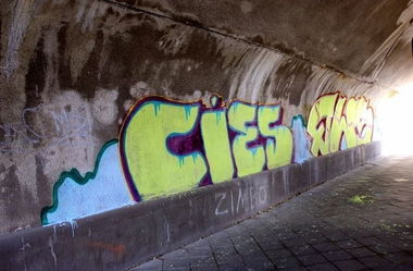 Graffiti Bombing in Germany - Photo by iPuke