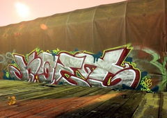 Graffiti Train in Germany - Photo by iPuke - hmb, qws, duisburg