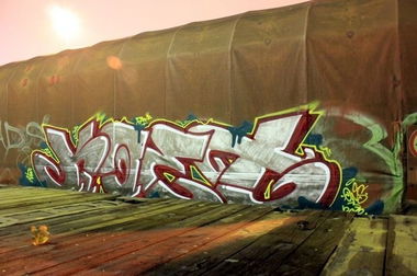 Graffiti Train in Germany - Photo by iPuke - hmb, qws, duisburg