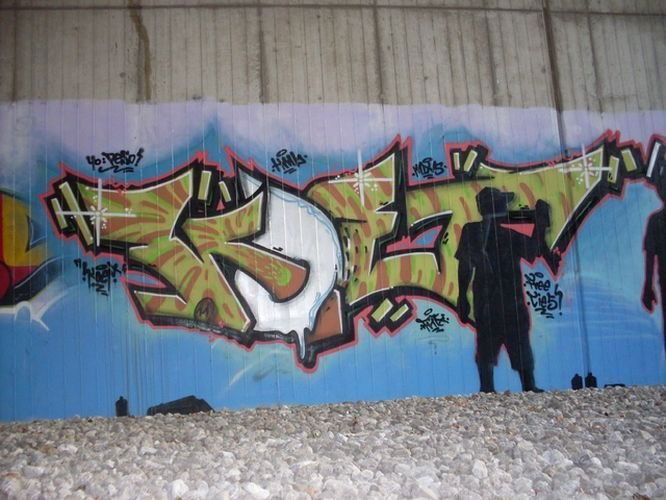 Graffiti Wall in Germany - Photo by iPuke - hmb, qws, duisburg