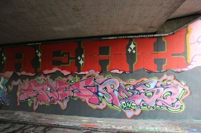 Graffiti Wall in Germany - Photo by iPuke