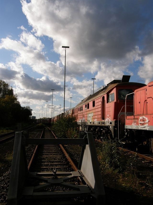 Graffiti Train in Germany - Photo by iPuke - hmb, qws, duisburg