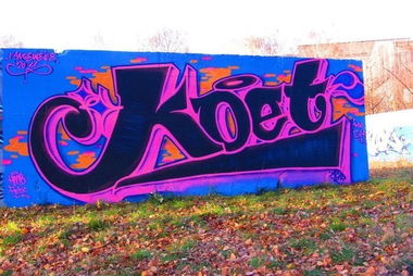 Graffiti Wall in Germany - Photo by iPuke