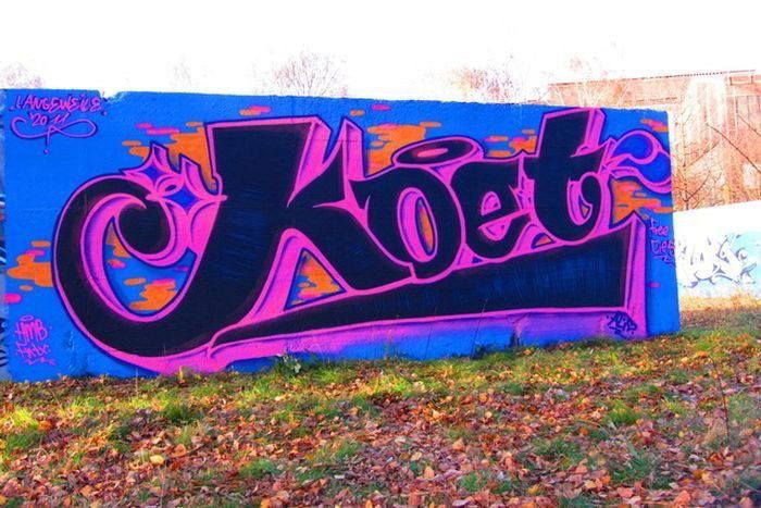 Graffiti Wall in Germany - Photo by iPuke